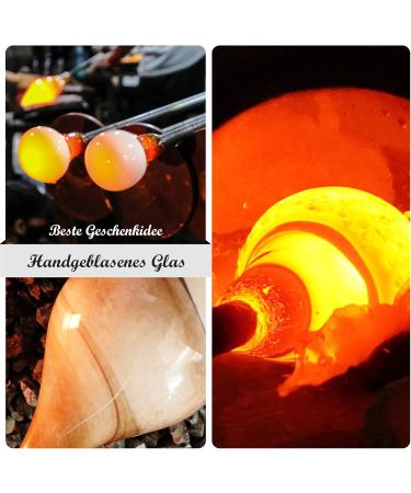 Porseme 280ml Hand Blown Aroma Diffuser - Essential Oil Humidifier with 7 Color-Changing LEDs - BPA Free Quiet & Elegant G6-280ML Desert Aladdin Vase for Apartments - Buy Online on GoSupps.com