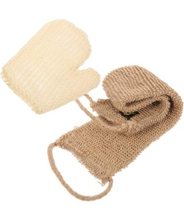 Beavorty 5 Sets sisal Bath Set Dead Skin Remover exfoliating mitt exfoliator washcloth Body Scrub Towel Back Scrubber Body Towel Back Shower Scrubber South Korea Man Jute Spa - Buy Online on GoSupps.com