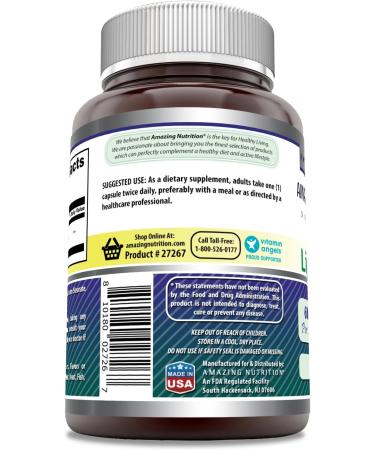 Amazing Formulas Alpha Lipoic Acid Supplement - 600mg | 60 Non-GMO Gluten Free Capsules | Made in USA - Buy Online on GoSupps.com