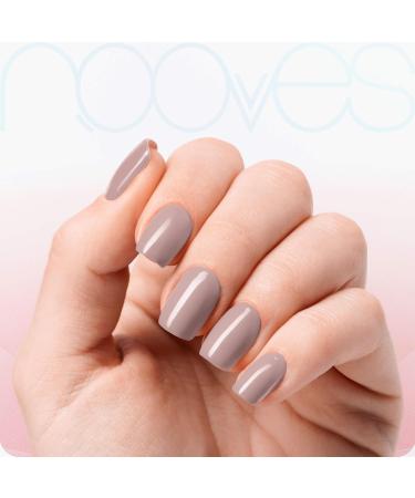  NOOVES NOOVES Nails - Premium Precursed Gel Nail Polish - Cocoa Milk | Nude | Semi-Hardened Gel Nail Strips | Semi-Permanent Gel Nail Stickers | Gel Nail Stickers | Nails - Buy Online on GoSupps.com