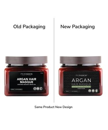 Profashion Argan Oil & Keratin Hair Mask 500ml - Hydrating & Restorative Treatment for Damaged Hair - Buy Online on GoSupps.com