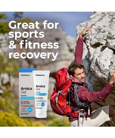 Buy VitaMedica Arnica Montana Tablets & Gel Bundle | Natural Pain Relief Bruising & Swelling | 150 Tablets & 3oz Gel - Made in USA - Buy Online on GoSupps.com