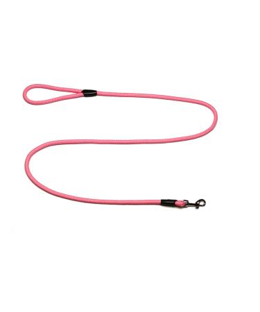 Leash - Rope leash with hand loop Basic 10mm 27 colours 7 lengths (1.55 m pink) 1.55 m pink
