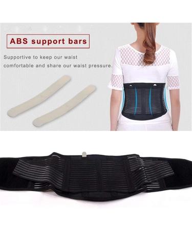 Men & Women Lumbar Support Belt | X-Large Waist Trainer for Pain Relief Posture & Gym | Adjustable Support for Office Workers - Buy Online on GoSupps.com