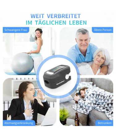 Berkemed Pulse Oximeter - Accurate Oxygen Saturation Monitor for All Ages | OLED Screen & Lanyard | Ideal for Home Family & Hospitals - Buy Online on GoSupps.com