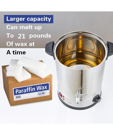 IINCOOY 8L Electric Wax Melting Pot - Stainless Steel Wax Melter with Spout 30-110 for Commercial Use - Buy Online on GoSupps.com