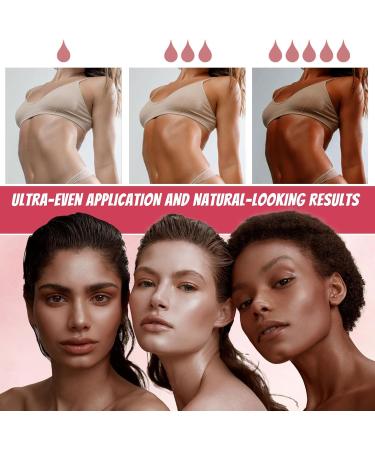 Trendyfave Self Tanning Oil Mist Natural Looking Fake Tan Hydrating Self Tanner Spray Long-lasting Rose Fragrance Body & Face Mist for Women Girls Self Tan Oil Cruelty-Free & Vegan - Buy Online on GoSupps.com