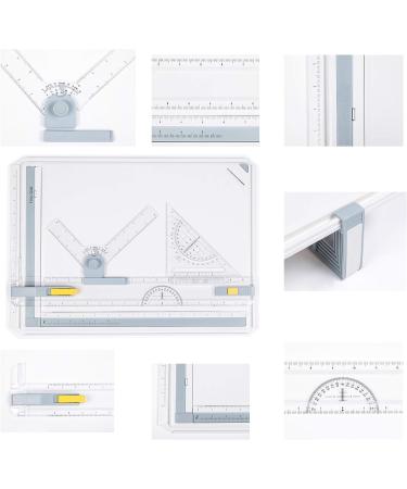 FUNCSDIK A3 Drafting Table Drawing Board Set - Portable and Lightweight Drafting Tools for Architecture, Artists, Students, Beginners - Inch System - Buy Online on GoSupps.com