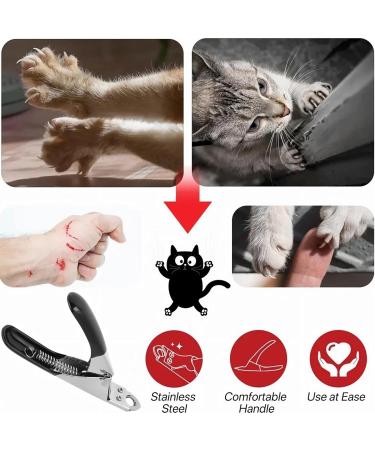 Mumusuki Pet Nail Clipper for Cats and Dogs | Professional Grooming Tool for Puppies Kittens Rabbits & Small Pets (Black) - Buy Online on GoSupps.com