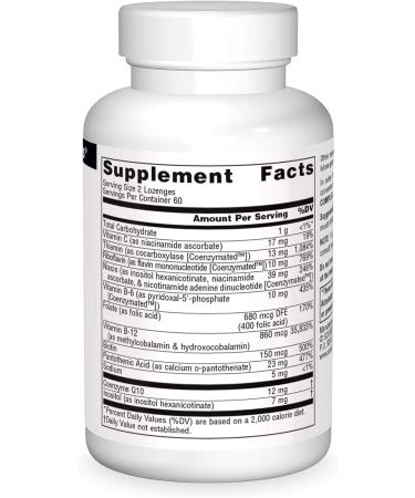 Source Naturals Coenzymate B Complex Orange Flavored Lozenges - 120 Count - Buy Online on GoSupps.com