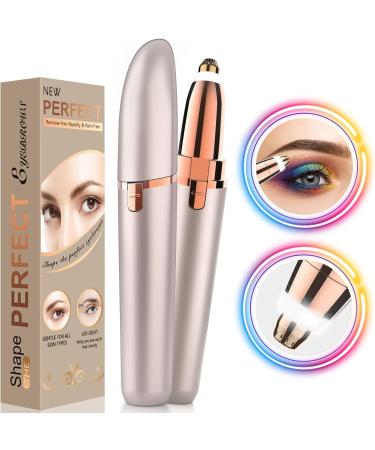 Rechargeable Women's Eyebrow Trimmer: Painless & Safe Electric Hair Remover | Rose Eyebrow Shaper Pen - Buy Online on GoSupps.com
