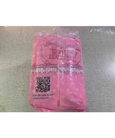 LittleForBig Adult Printed Diapers - Blushing Baby 10 Pack (Large 36-46) - Stylish & Comfortable Options for Adults - Buy Online on GoSupps.com