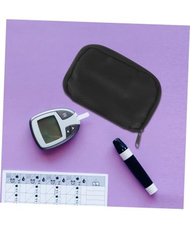 Hemoton Tote Bag 6 Pcs Blood Meter Storage Bag Zipper Case Doctor Supplies Portable Sphygmomanometer Suitcase Blackx3pcs 13x8.5cmx3pcs - Buy Online on GoSupps.com