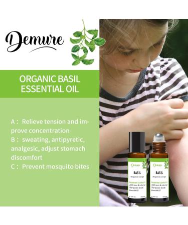 Demure Essential Oils Roll-On 10ml | 100% Pure Eucalyptus Therapeutic Oil | No Artificial Fragrance | Cruelty-Free & GVO-Free - Buy Online on GoSupps.com