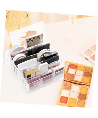 ABOOFAN Cosmetic Storage Box Drawer Divided Palettes Holder Pallet Divided Makeup Holder Household Bracket Transparent 24x23x6.5cm - Buy Online on GoSupps.com