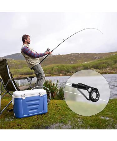 80-Piece Fishing Rod Repair Kit - Stainless Steel & Ceramic Top Rings for Spinning Rods | 1.8-2.6mm Replacement Parts for Saltwater Fishing - Buy Online on GoSupps.com