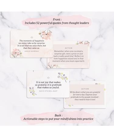 Mesmos 52 Mindfulness Cards - Stress Relief & Relaxation Gifts for Women | Positive Affirmation Cards for Anxiety & Meditation | Self-Care Kit with Watercolor Designs - Buy Online on GoSupps.com