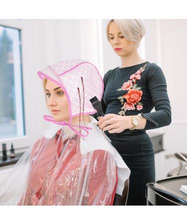 Bewudy 2 Sets of Hair Coloring Kits Hair Highlighting Caps Hair Dye Cap Disposable Hair Art Frosting Cap with Plastic Crochet Hook and Hair Dye Brushes for Salon Hair Dyeing Hairdressing (Pink) - Buy Online on GoSupps.com