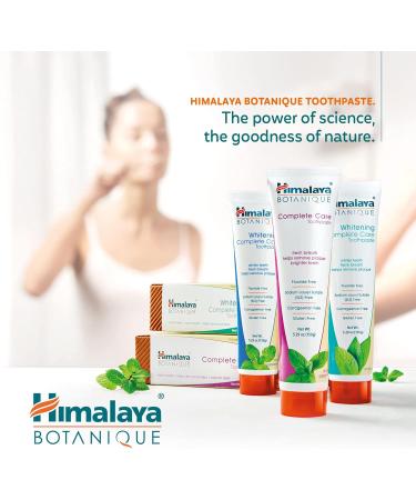 Himalaya Botanique Simply Peppermint Toothpaste 15g (Pack of 2) - Fluoride-Free Removes Plaque Freshens Breath Prevents Tooth Decay & Bleeding Gums - International Shipping Available - Buy Online on GoSupps.com