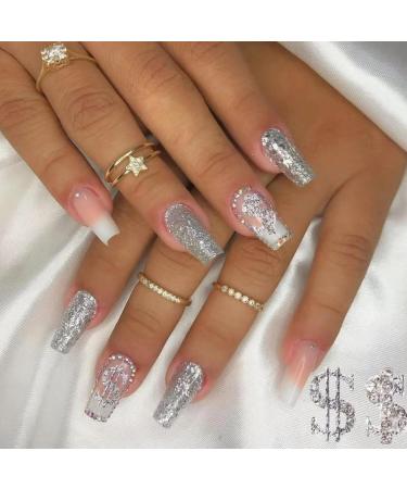 RUNRAYAY 30pcs Bling Alloy Dollar Nail Charms 3D Nail Charms for Acrylic Nails Decoration with Gems and Rhinestones Shiny Luxury Design Crystal Nail Jewels Nail Art Supplies for Women DIY Manicure - Buy Online on GoSupps.com