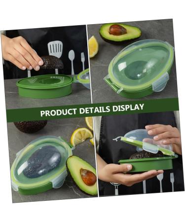 Cabilock 4pcs Avocado Crisper Vegetables Avocado Container to Keep Fresh Avocado Saver Container Box Food - Buy Online on GoSupps.com