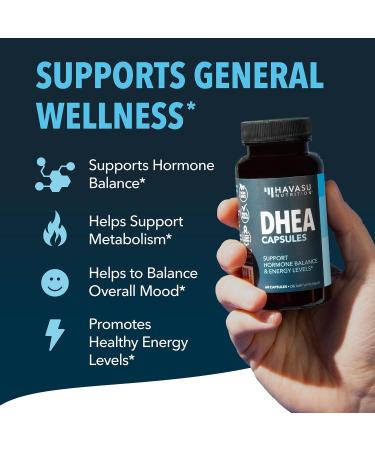 HAVASU NUTRITION DHEA 50mg Supplement (60 Servings) & Saw Palmetto Capsules (100 Servings) - Buy Online on GoSupps.com