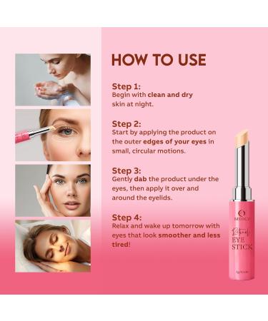 Instant Eye Bag Remover | Retinol Eye Cream for Dark Circles & Puffiness | Anti-Aging Brightening Stick - Buy Online on GoSupps.com