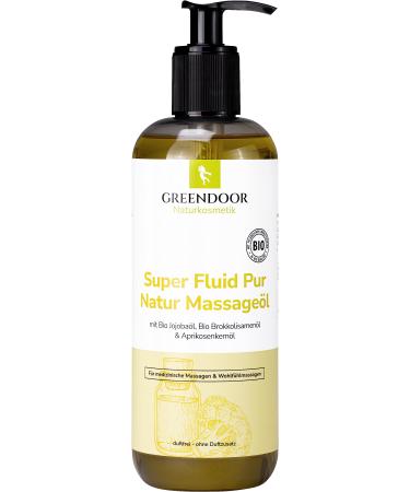 Greenendoor savings pack massage oil fragrance -neutral super fluid pure 500ml organic jojoba oil apricot kernel oil neutral edible without fragrances suitable for physical therapy natural cosmetics