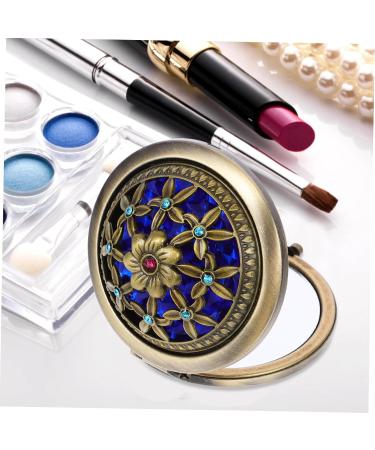 Beaupretty Vintage Pocket Mirror - Double-Sided Round Compact Folding Makeup Mirror (Random Style) - Perfect Travel Accessory - Buy Online on GoSupps.com