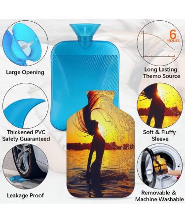 Girls' 2L PVC Heat Bottle for Pain Relief | Heat & Cold Therapy for Cramps Neck Shoulders & Feet - Buy Online on GoSupps.com