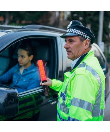 SOLUSTRE Traffic Wand 26cm Led Traffic Control Wands Police Wand Safety Light Wands Air Marshaling Signal Wand Concert Cheering Stick for Parking Car A - Buy Online on GoSupps.com