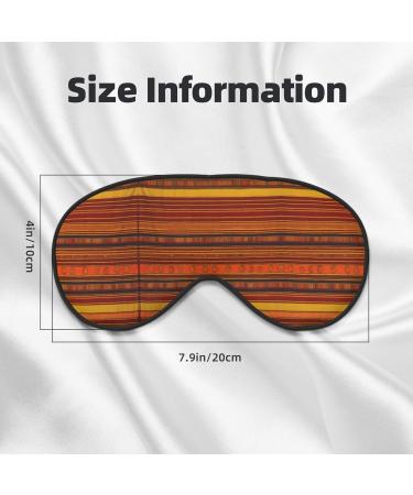 Native American Pattern Soft Sleep Eye Mask | Breathable Eye Patch for Women | Ideal for Travel & Relaxation - Buy Online on GoSupps.com