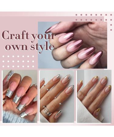 6 Couleurs Poudre Ongles En Or Rose Effet Chrome Ongle Miroir M Tallique Brillant Poudre Ongle Chrome Nails Paillette Ongles Nail Art avec Effet Miroir Pigment ongles Nail Art E-Chrome Powder 6 - Buy Online on GoSupps.com