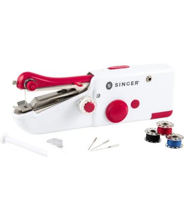 Singer Bundle: Stitch Sew Quick Machine with 12 Class 15 Threaded Bobbins, Assorted Colors & 10ct Regular Point Needles - Buy Online on GoSupps.com