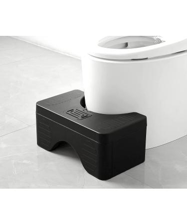 EASICOZI Portable Bathroom Squat Stool - Adjustable Height Squatting Toilet Stool - Foldable Step Stool for Adults and Teens (Black) - Buy Online on GoSupps.com
