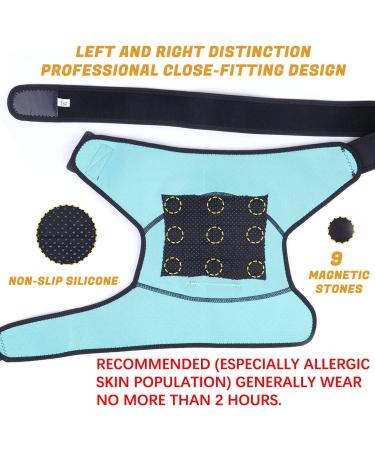 Adjustable THX4Copper Shoulder Bandage - Compression Support for Shoulder Pain Relief | Left S/M - Buy Online on GoSupps.com