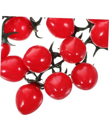 Abaodam 5pcs String Simulated Cherry Tomatoes Yellow Cherry Tomatoes Decor Lifelike Vegetables Lifelike Fruit Model Fake Tomatoes Fruits Faux Fake Grapes Pvc Fake Food Mini Child Redx5pcs 18X16CMx5pcs - Buy Online on GoSupps.com
