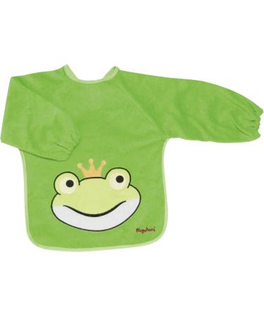 Playshoes Unisex-Baby Waterproof Long Sleeve Baby Bib Giraffe Blue One Size Green One Size
