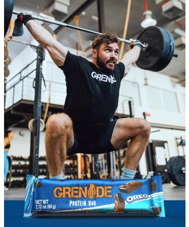 Grenade OREO Milk Chocolate High Protein Bar 20g Protein and 1 g Sugar per Snack Bar 12 Count 2.1 oz Bars - Buy Online on GoSupps.com