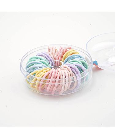 55 PCS Mini Baby Hair Ties - Ouchless Hair Accessories for Infants and Toddler Girls - Buy Online on GoSupps.com