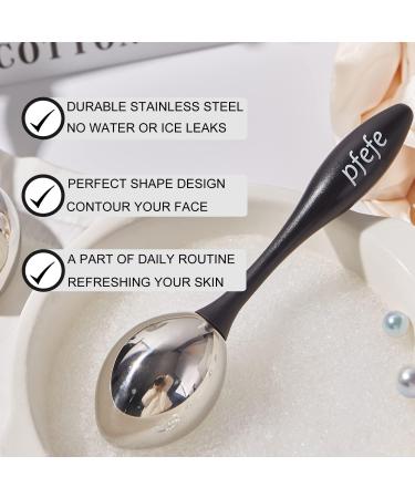 Pfefe Ice Globes for Face & Eyes Unbreakable Stainless Steel Cryo Sticks for Beauty Routines Facials Cold Roller Cooling Globes for Puffiness Wrinkles Dark Circles Headaches Silver - Buy Online on GoSupps.com