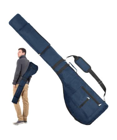 Number-one Golf Club Bag, Portable Foldable Golf Club Travel Bag for 8-10 Golf Clubs, Waterproof Mini Carry Golf Bags for Women, Men (Blue) - Buy Online on GoSupps.com