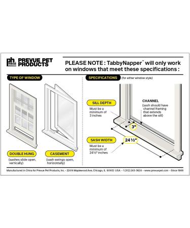 Prevue Pet TabbyNapper Cat Hammock Bed - Easy Mount Perch for Window | No Tools Required - Buy Online on GoSupps.com