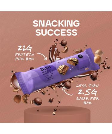 Bulk Macro Munch Protein Bar Chocolate Hazelnut 62 g Pack of 12 12 Servings - Buy Online on GoSupps.com