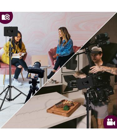 Dimmable 5600K Photography Lighting Kit with Tripod Stand and Color Filters | Perfect for Video Streaming and Photo Shooting - Buy Online on GoSupps.com