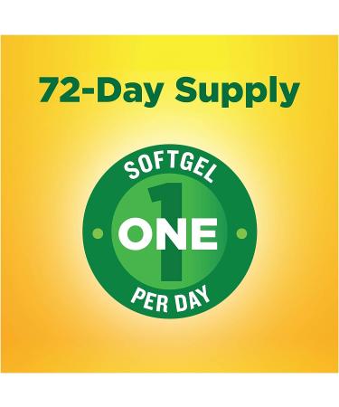 CoQ10 100mg Softgels 72 Count - Heart Health Supplement | Value Size - Buy Online on GoSupps.com