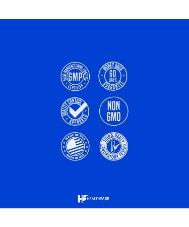 HealthFare Magnesium 500mg | 240 Vegan Capsules | Extra Strength Essential Mineral Supplement | High Absorption Formula | Non-GMO Gluten-Free | Made in USA - Buy Online on GoSupps.com