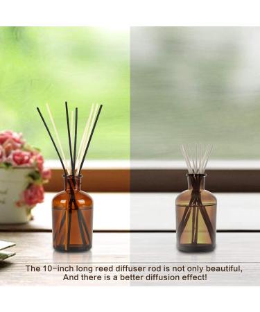 100 Pieces Reed Diffuser Sticks - 25cm Natural Rattan Aroma Diffuser Sticks for Essential Oils | Home & Office | Black & Natural Colors - Buy Online on GoSupps.com