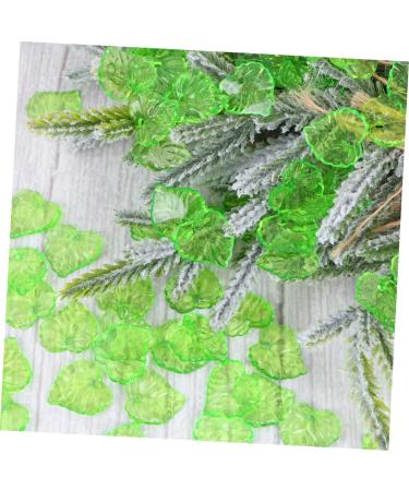 COHEALI 1 Set Clear Earrings Pendants for Necklaces Green Diy Jewelry Accessories Leaf Scattered Beads - Buy Online on GoSupps.com