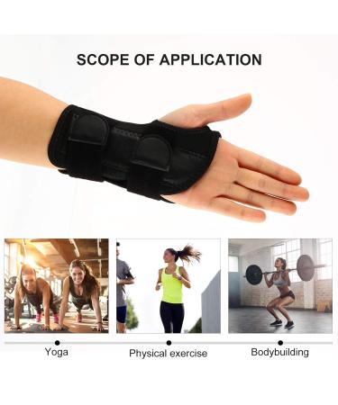 Buy Carpal Tunnel Support Sleeve - Neoprene Splint Brace for Left Hand | Stabilizer Strap for Sprains | International Shipping Available - Buy Online on GoSupps.com